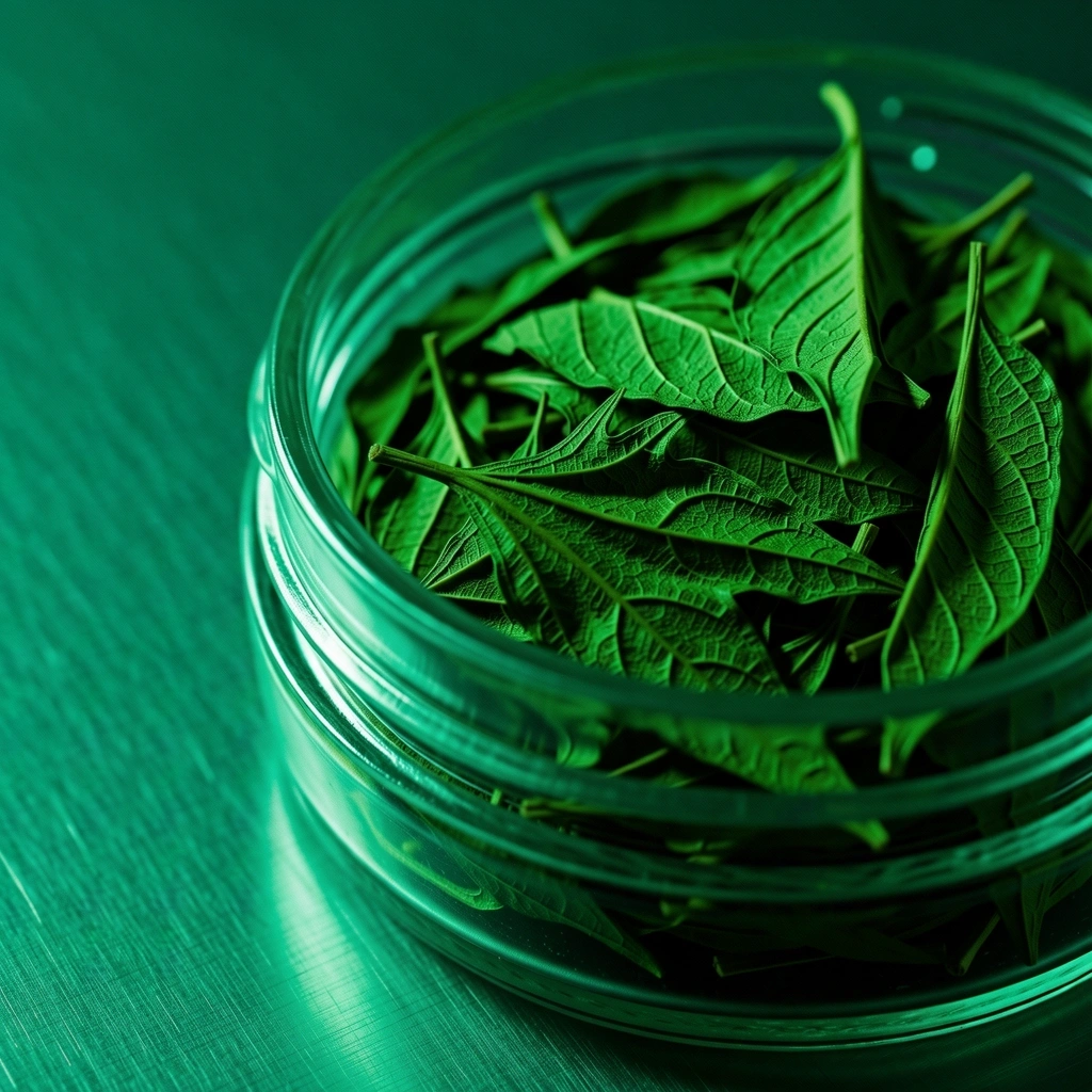 Bahan alami dalam toples kaca